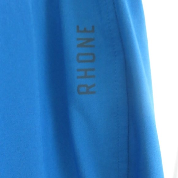 Men's RHONE 2 in 1 Training Running Shorts M 7" Inseam Blue Compression - Picture 4 of 16
